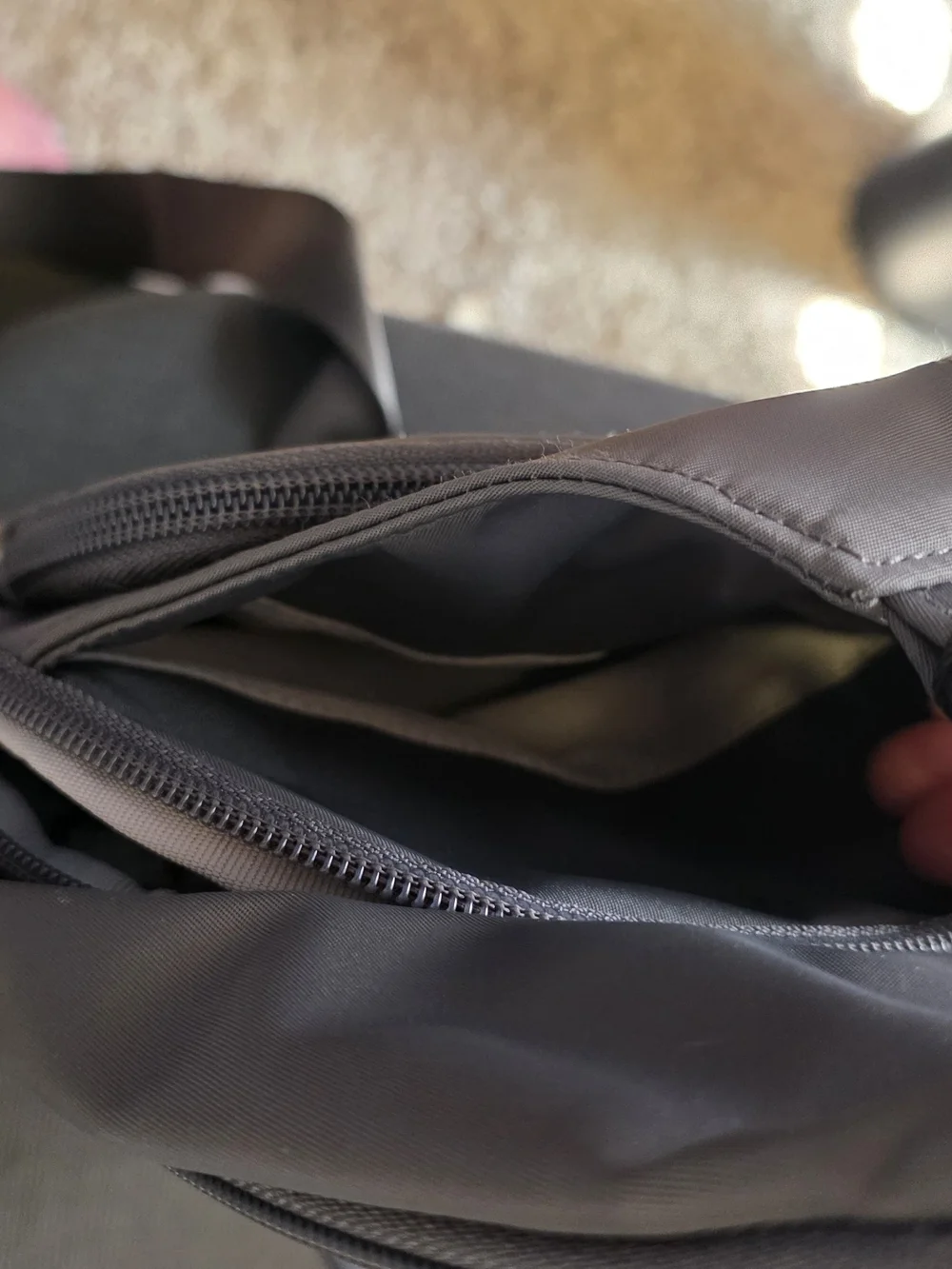 Baggallini Gray Sling Crossbody Bag - Compact Everyday Carry - Picture 5 of 8